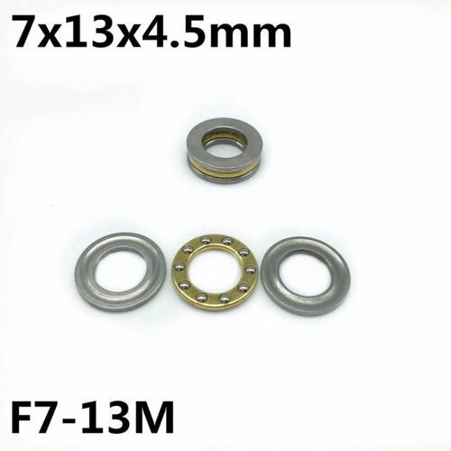 50Pcs F7-13M 7x13x4.5 mm Axial Ball Thrust Bearing plane thr