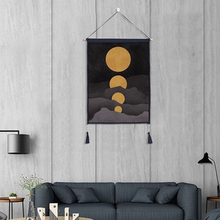 Wall Hanging Tapestry Hot Macrame Sunset Dusk Nordic