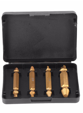 Titanium 4pcs Broken Bolt Damage Screw Remover Extractor Dri