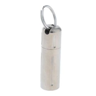 Titanium Pill Box Seal Bottle Storage Capsule Holder with