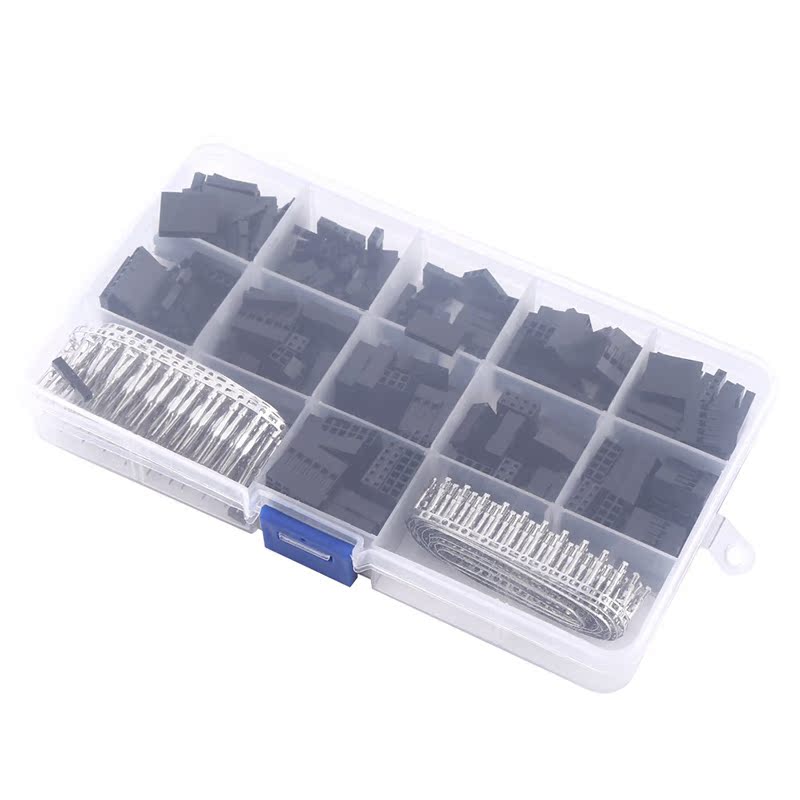 620Pcs Jumper Wire Cable Pin Header Connector Housing Kit Ma