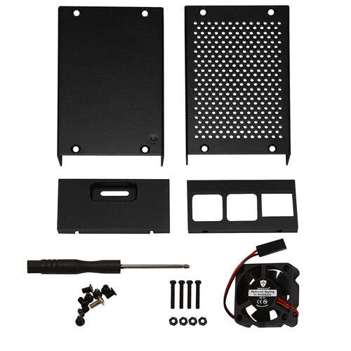 for Raspberry Pi 3 Model B + Plus Metal Case Aluminum Case C