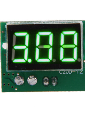 DC 0-5A 0.36Inch LCD Ammeter Panel Tube Display Ampermeter C