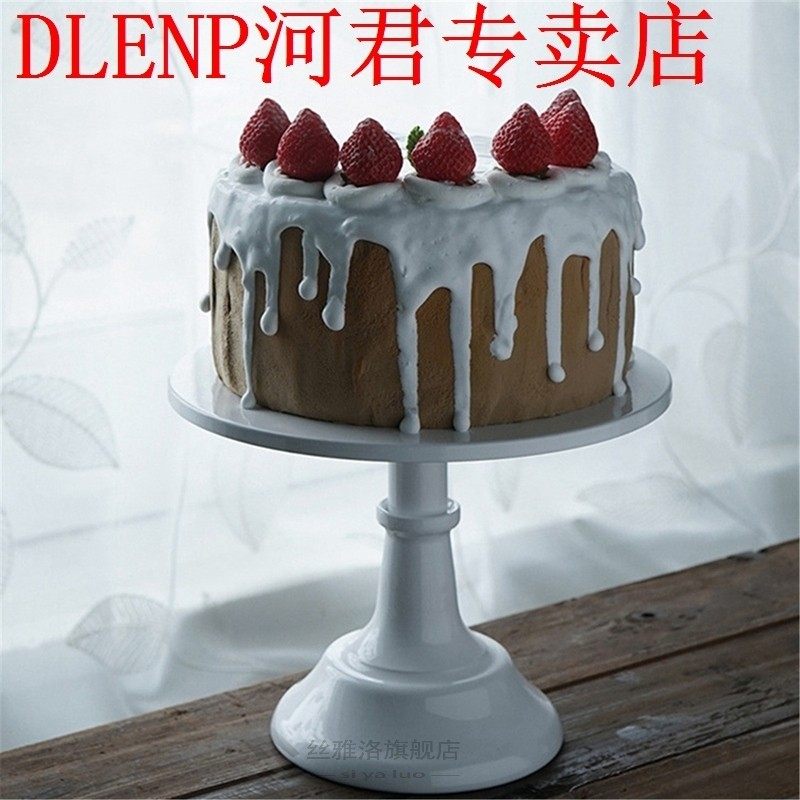 metal iron cake stand round pedestal dessert holder cupcake