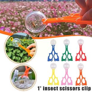 1PC Colorful Insect Catcher Handy Scoopers Plastic Bug