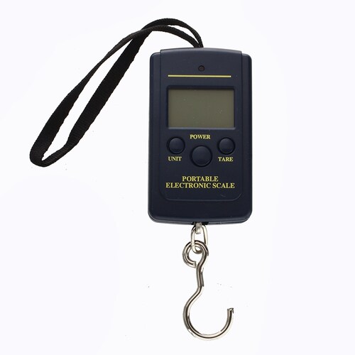 Hanging Fishing and Luggage Scale 40Kg Max Weighing--Low Pow