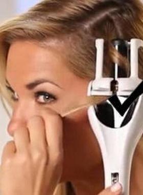 Automatic curl artifact does not hurt hair straight and cera