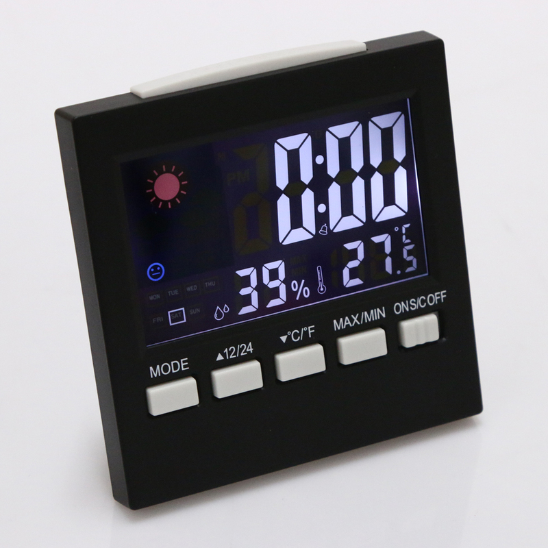 LCD Weather Station Tester Alarm Clock Calendar Weather Fore