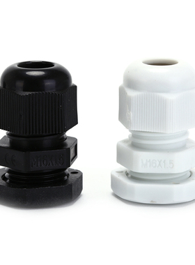 10pcs IP68 M16 X 1.5 Cable CE Nylon Cable Gland Connector Bl