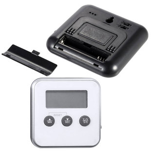 LCD Meat Barbecue BBQ Cooking Thermometer Timer Remote Probe