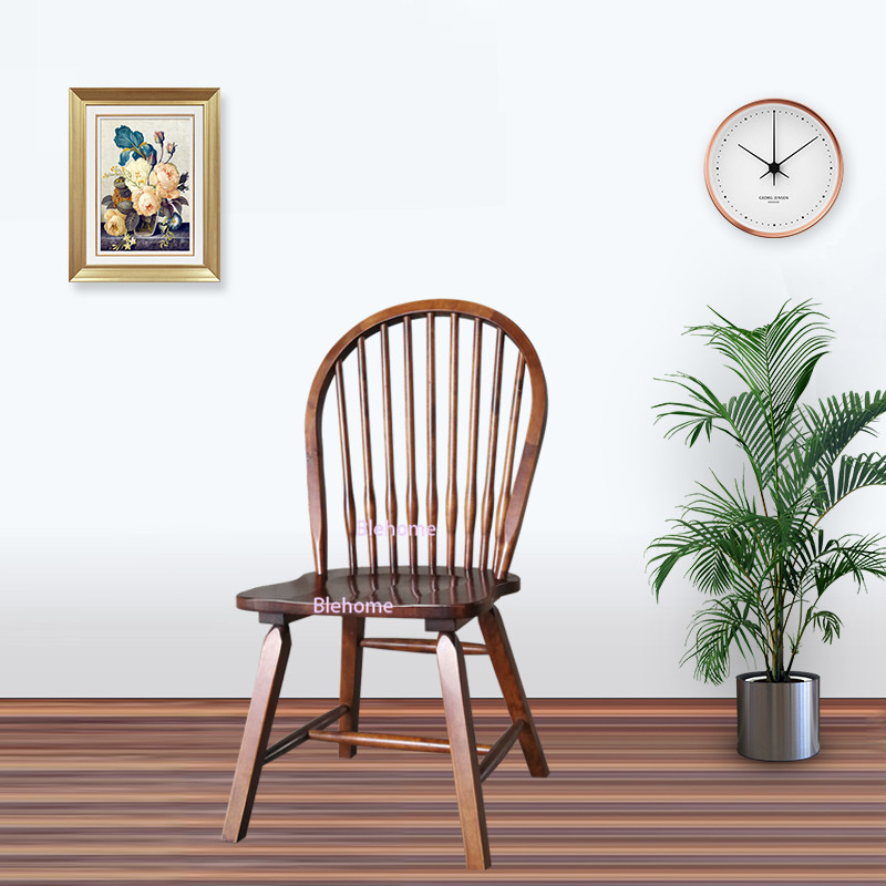 Nordic Dining Chair American Birch Dining Chairs Simple Log