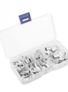 60Pcs Tinned Copper Terminals Cable Wire Connector 8 Types A