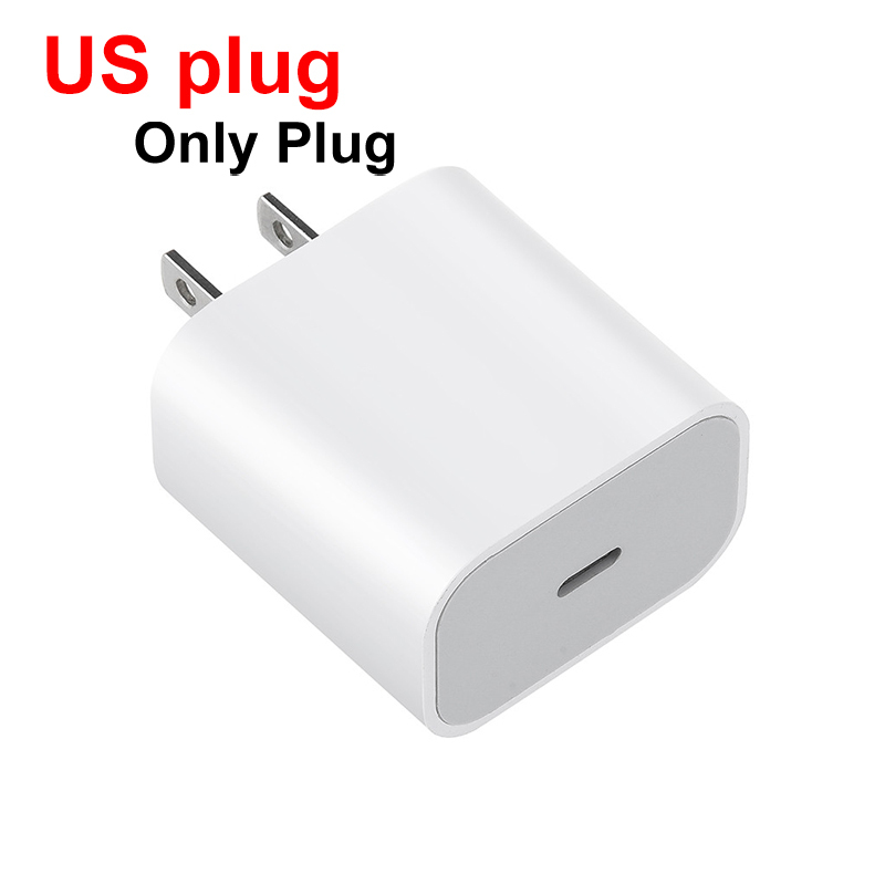20W PD fast charger For iphone 12 Pro Max USB C C2L Adapter