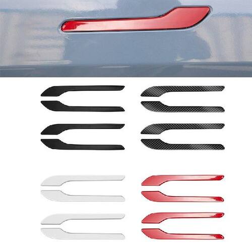 4pcs For Tesla Model 3 2022 2021 Car Door Handle Wrap
