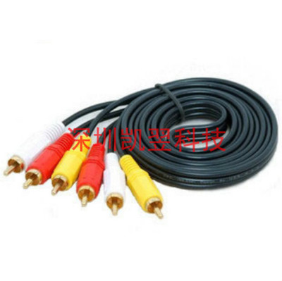10m 3 RCA / Phono Male Plug to 3 RCA / Phono Male Plug Cable