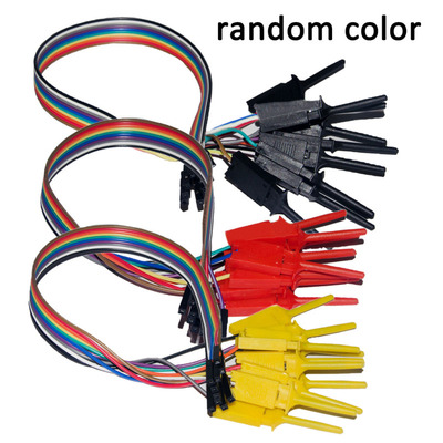 10pcs Efficiency Test Hook Clip Logic Analyzer Cable Gripper