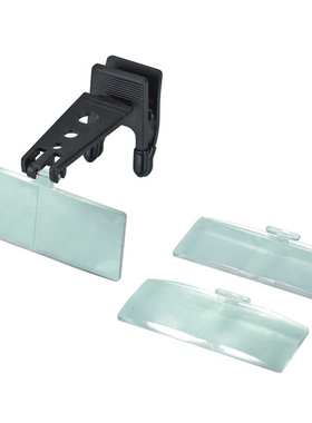 Transparent Acrylic Eyeglass Clip On Lens Flip Loupe Handsfr