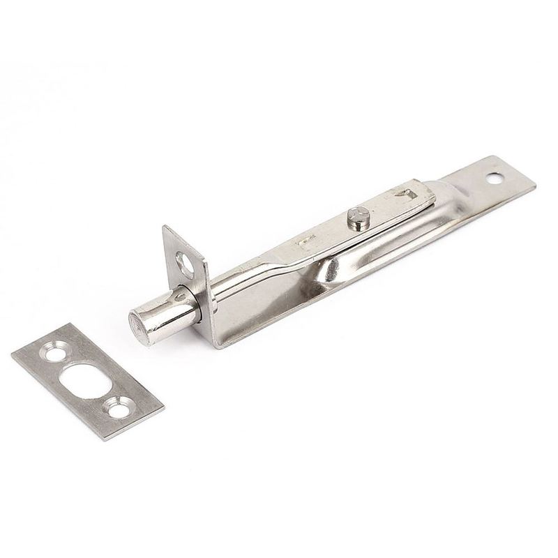 105mm Length Concealed Door Bolt Silver
