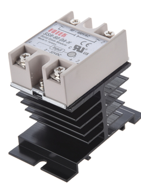 DC to AC SSR-60DA-H AC 90--480V 60A Phase Solid State Relay