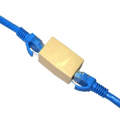 Network Ethernet Lan Cable Joiner Bilateral 8 Pins Coupler C