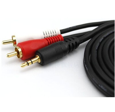 10M Audio Cable 3.5mm to Lotus one point two audio cables PC