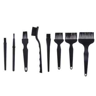 8pcs ESD Safe Synthenic fiber Anti Static Brush Detailing Cl
