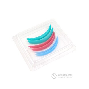 5pairs Color Silicone Eyelash Perm Pad Recycling Lashes Rods