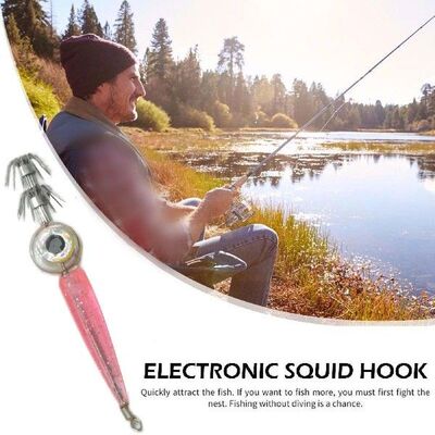 LED Squid Light Mini Bait Light With 360 Degree Rotation