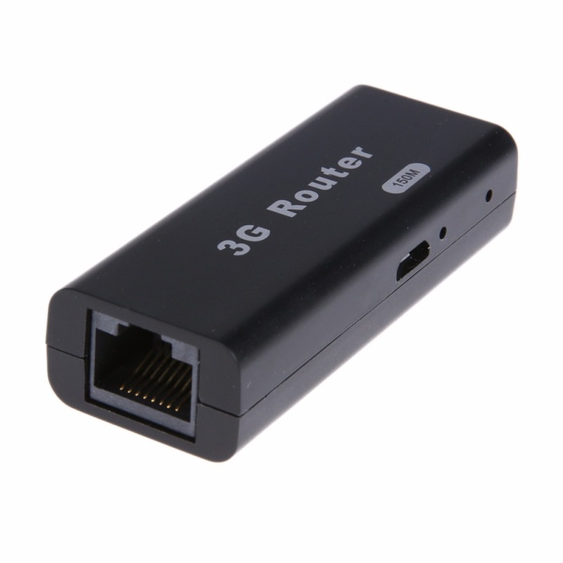 Mini 3G WiFi USB Router Wlan Hotspot AP Client 150Mbps RJ45