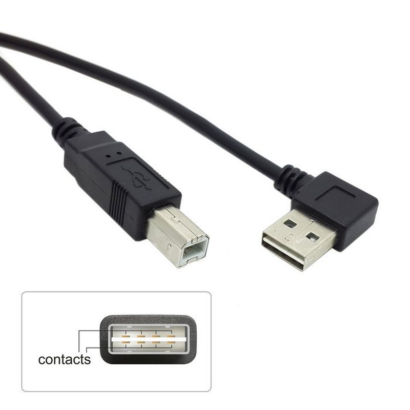 USB 2.0 A Male to B type Male Cable 100cm for Printer Scanne