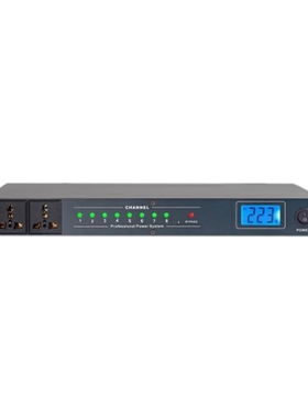8 Outlet Power Sequencer Conditioner Rack Mount Pro Audio