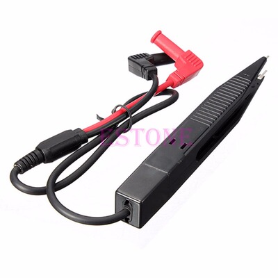 SMD Test Clip Meter Probe Multimeter Tweezer Capacitor H02