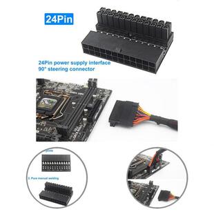 Cable Routing Lightweight 90 Degree Angled 24 Pin Motherboar