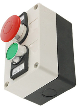 Red Mushroom Head Momentary Switch Push Button Station
