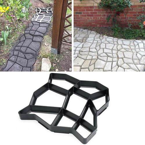 Garden Walk Pavement Mold DIY Manually Paving Cement Brick