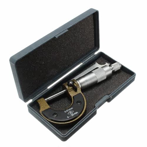 0-25mm 0.01mm Metric Outside Diameter Micrometer Gauge Calip