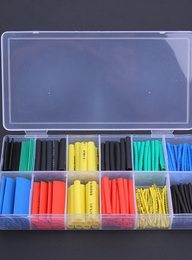 280pcs Color Polyolefin Heat Shrink Tubing Tube Sleeving Tub