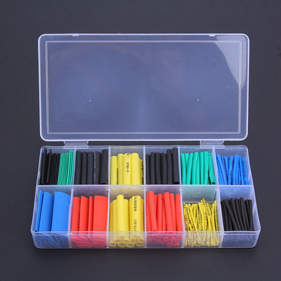 280pcs Color Polyolefin Heat Shrink Tubing Tube Sleeving Tub