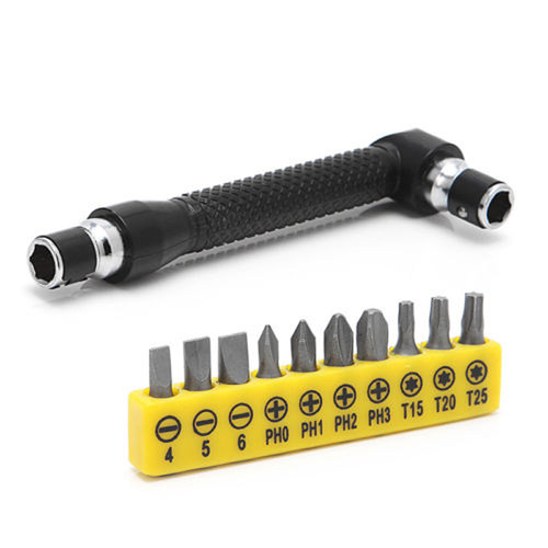 10 in 1 L-shaped Wrench Mini Head Socket Wrench Set Driver B