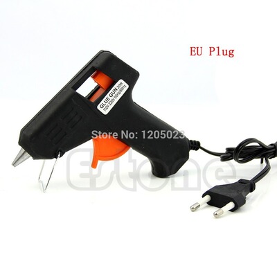 S103 Art Craft 20W Heating Melt Glue Gun Sticks Trigger EU p