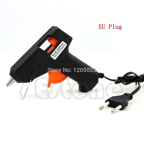 S103 Art Craft 20W Heating Melt Glue Gun Sticks Trigger EU p