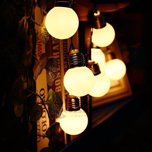 5M LED Solar Powered Bulb String Lights Garden Fairy Light T