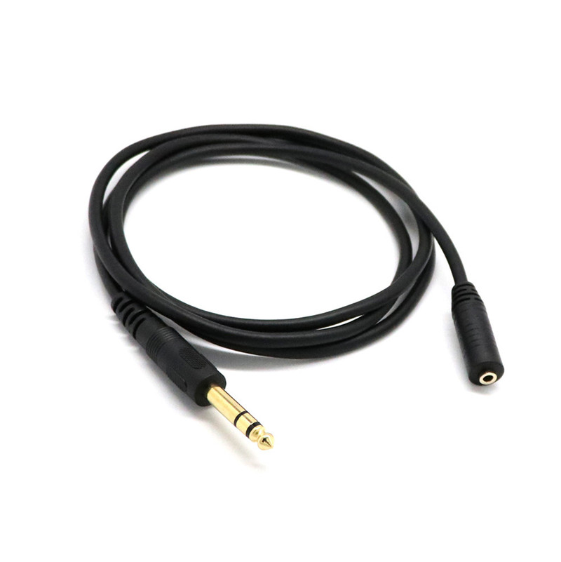 6.35mm 1/4 Inch Plug Male To 3.5mm Jack Female Socket Headph