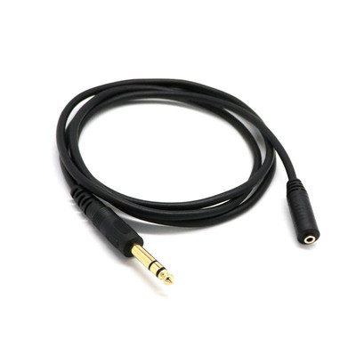 6.35mm 1/4 Inch Plug Male To 3.5mm Jack Female Socket Headph