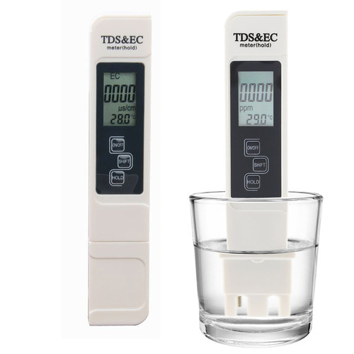 3 in 1 PH tester Meter Professional TDS EC Meter Digital LCD