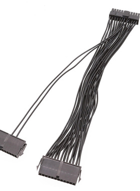 30CM Three Dual PSU Cable Extension Adapter ATX 20+4 24Pin P