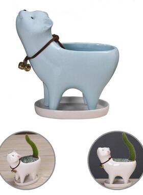 Ceramic  Excellent Decorative Lovely Flower Pot Drain Hole