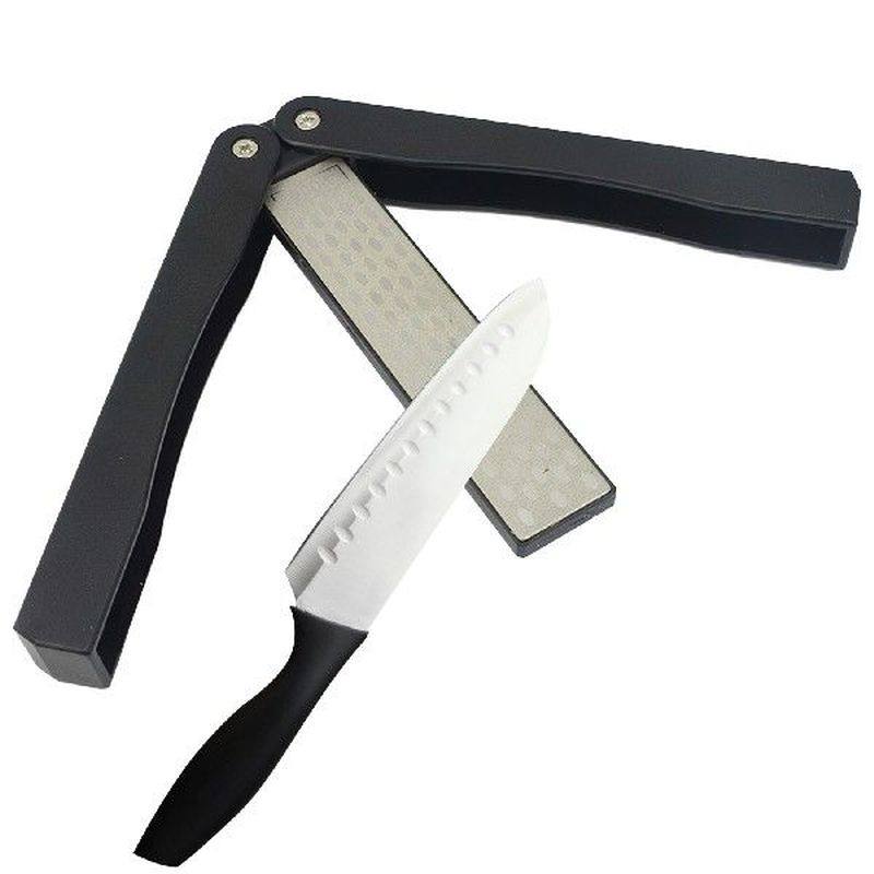 400 600 grit outdoor folding sharper double-sided diamond