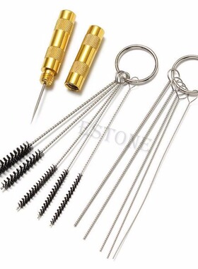 1Airbrush Spray Cleaning Repair Tool Kit Needle Brush 2017
