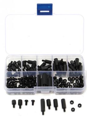 Sell 180pcs M3 Nylon Black Spacers Screw Nut good for storag